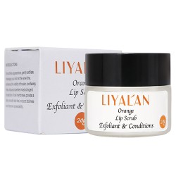 Orange Flavor Natural Organic Lip Care Lip Scrub - LIYALAN