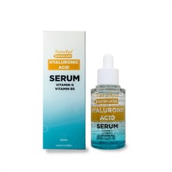 FACE SERUM WITH HYALURONIC ACID - NATURED