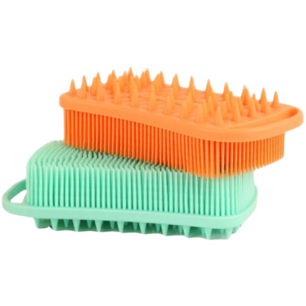 فرشاة جسم يوني برو سليكونية للتدليك وتوزيع كريم التقشير