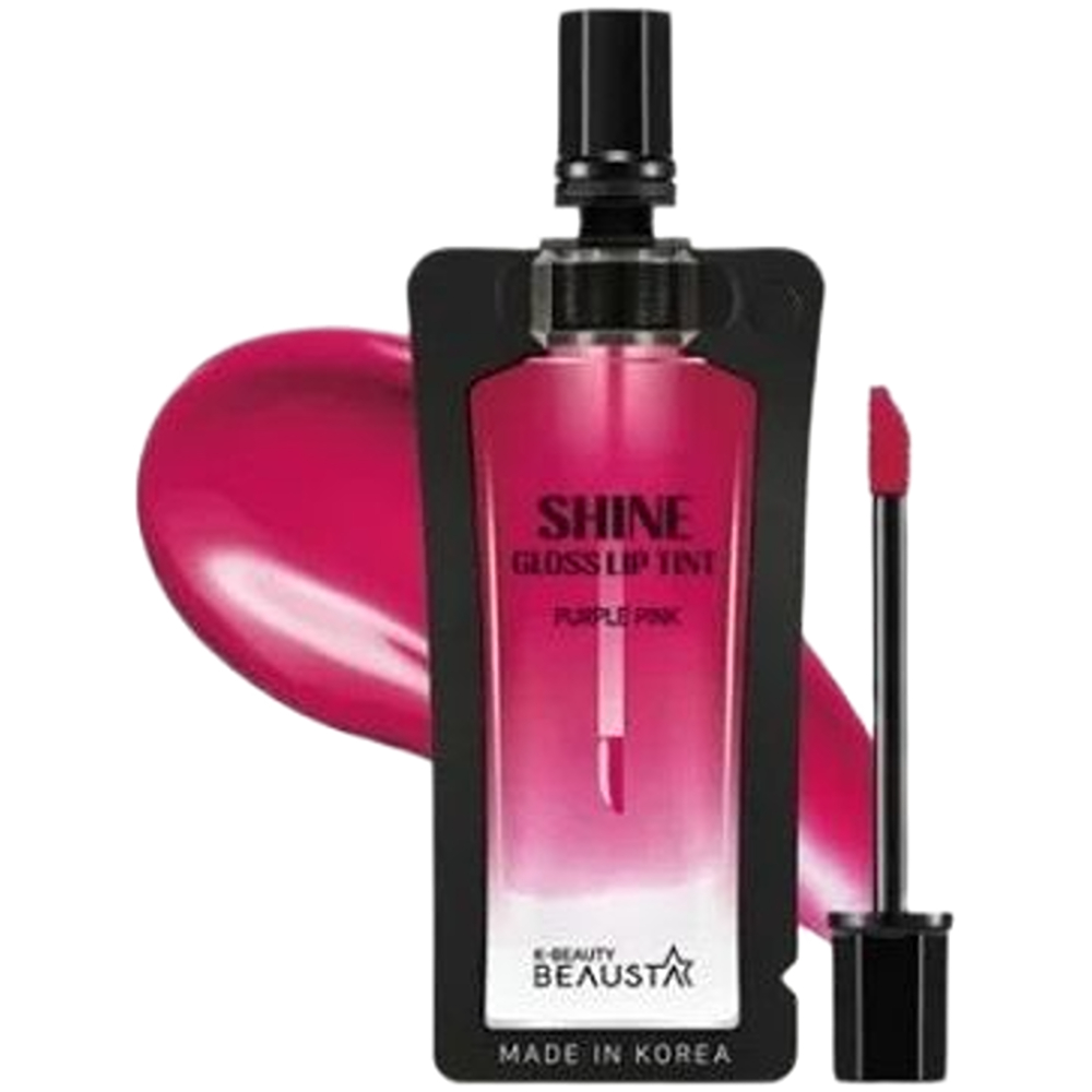 بيوستا ملمّع وملوّن شفاه بنفسجي وردي 10×4 مل