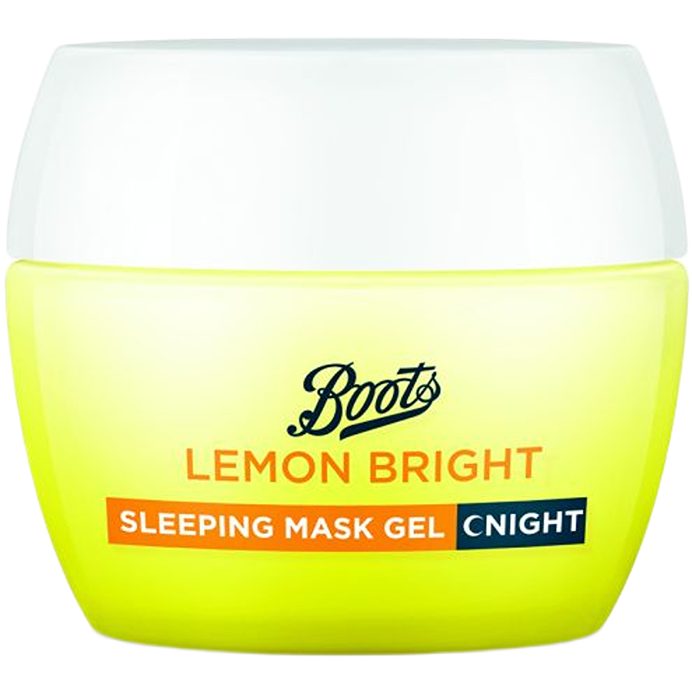 بوتس جل قناع نوم منعش بالليمون 50 مل