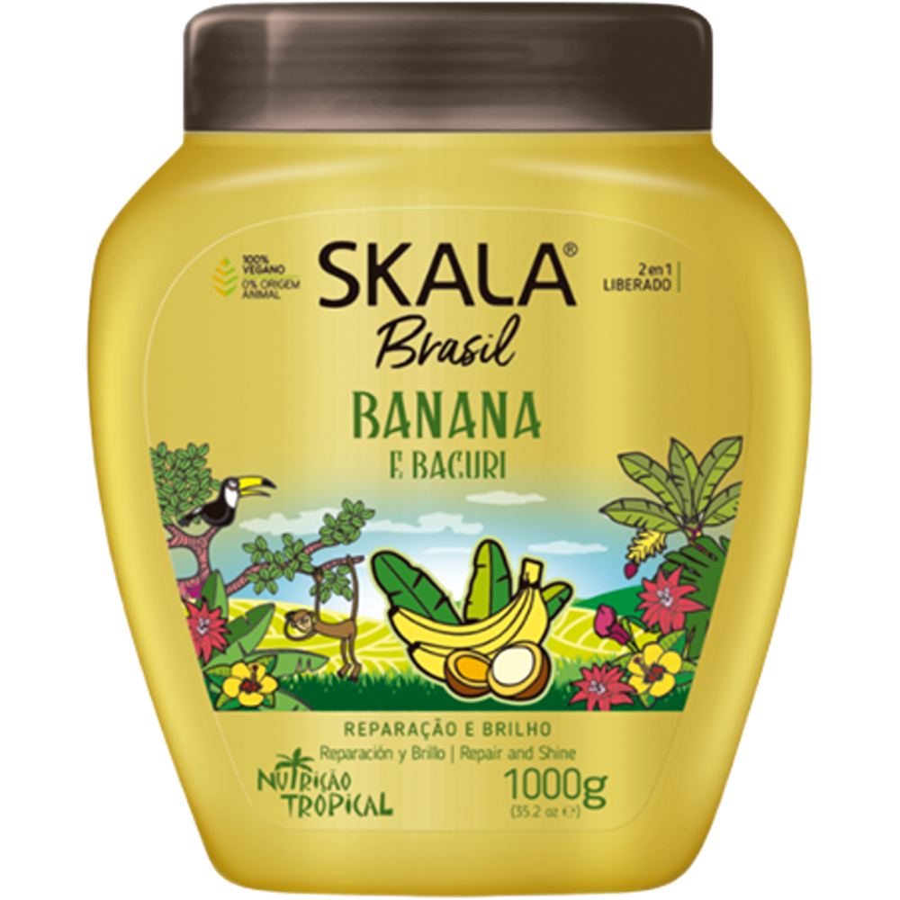 سكالا برازيل موز وباكوري كريم علاج للشعر