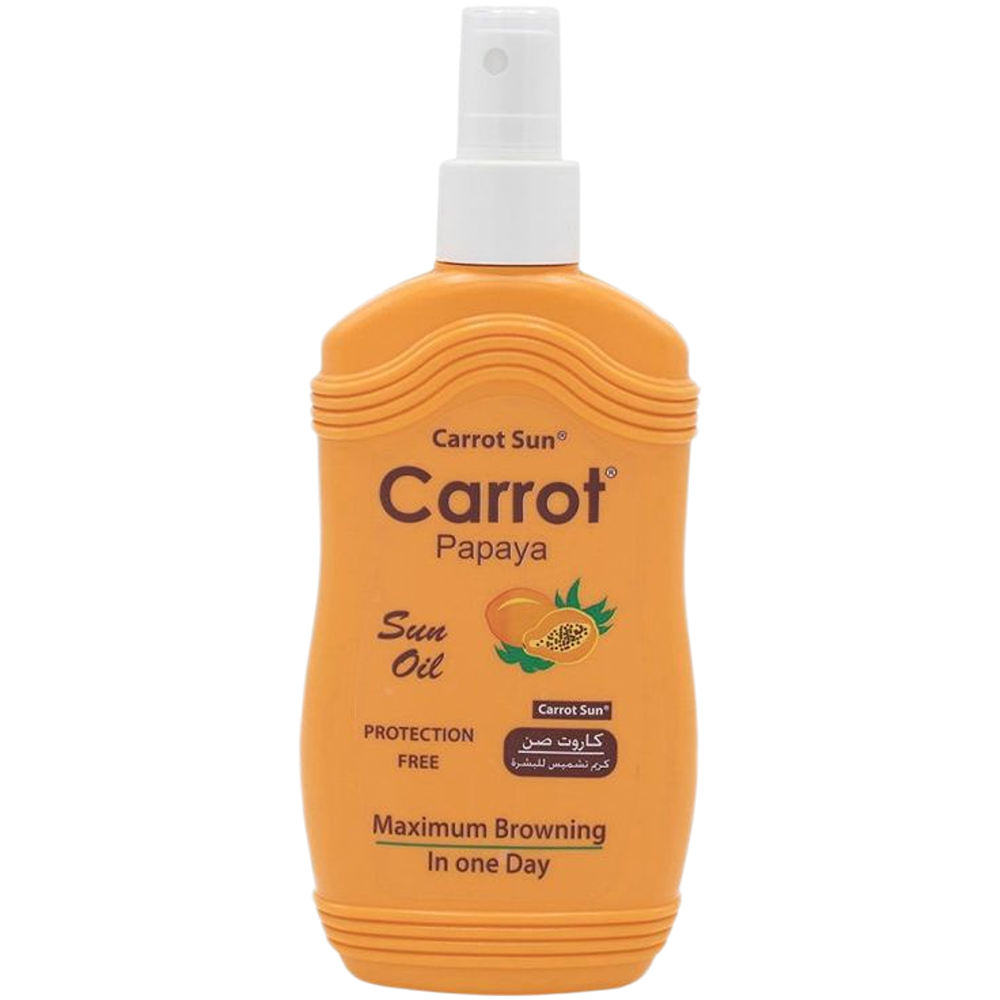 كاروت صن زيت مسرّع تسمير بابايا 200 مل