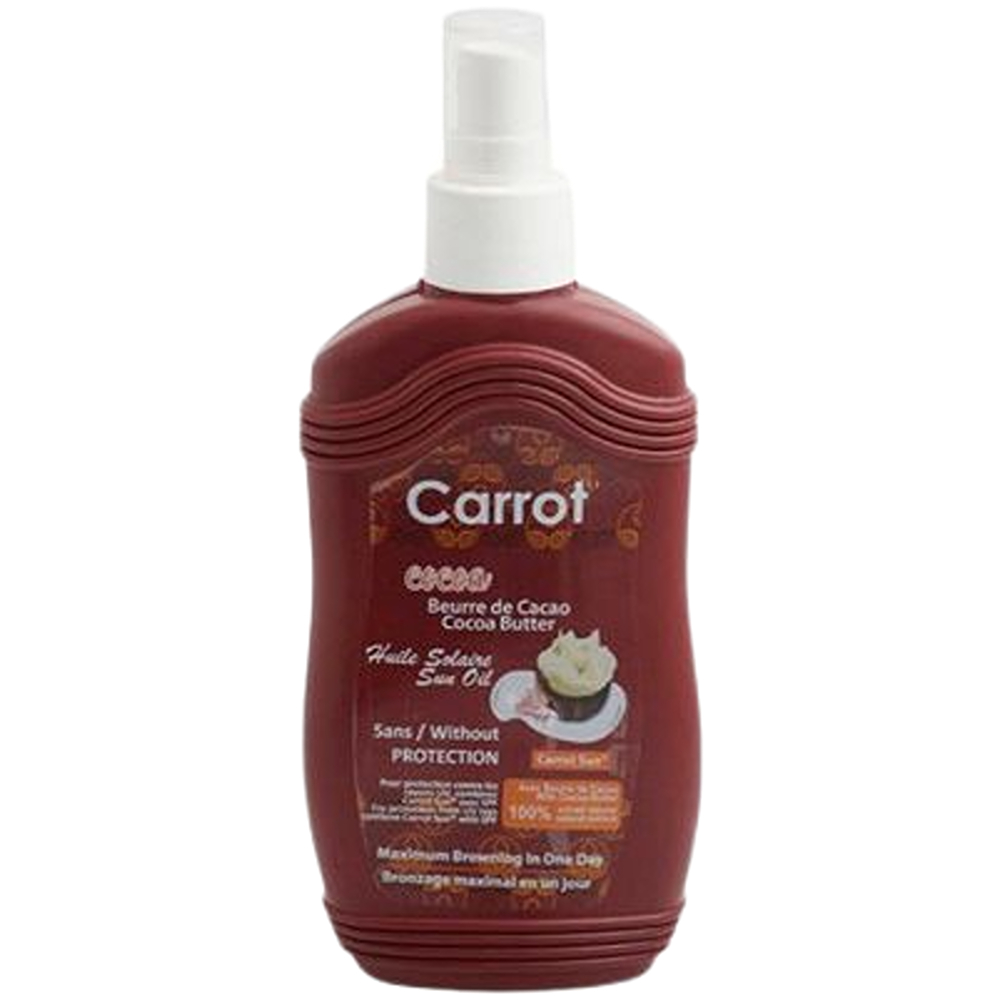 كاروت صن بخاخ زيت مسرّع تسمير زبدة الكاكاو 200 مل