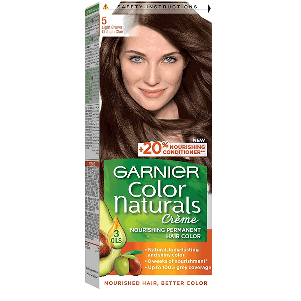 صبغة شعر غارنيه 5 بني فاتح