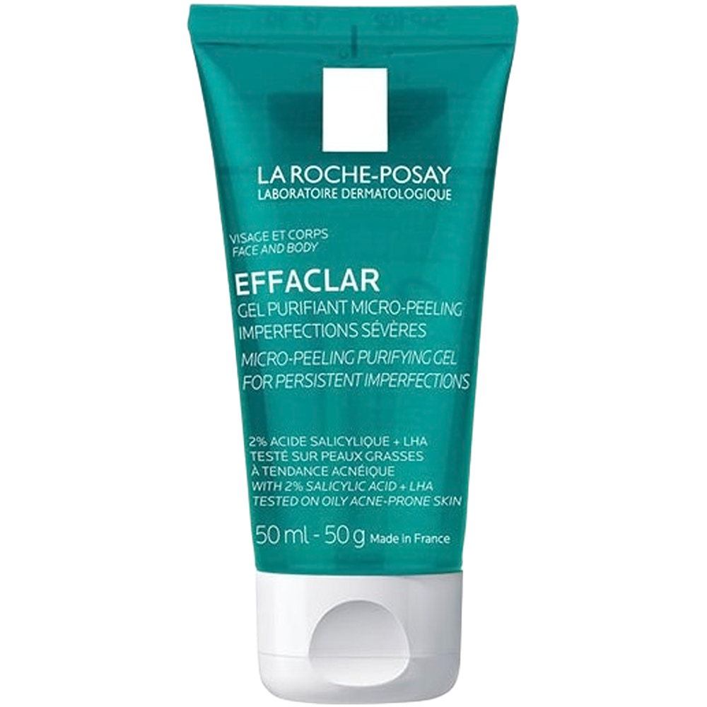 جل إيفاكلار الرغوي المنقي للبشرة الدهنية من لاروش بوزيه - 50 مل