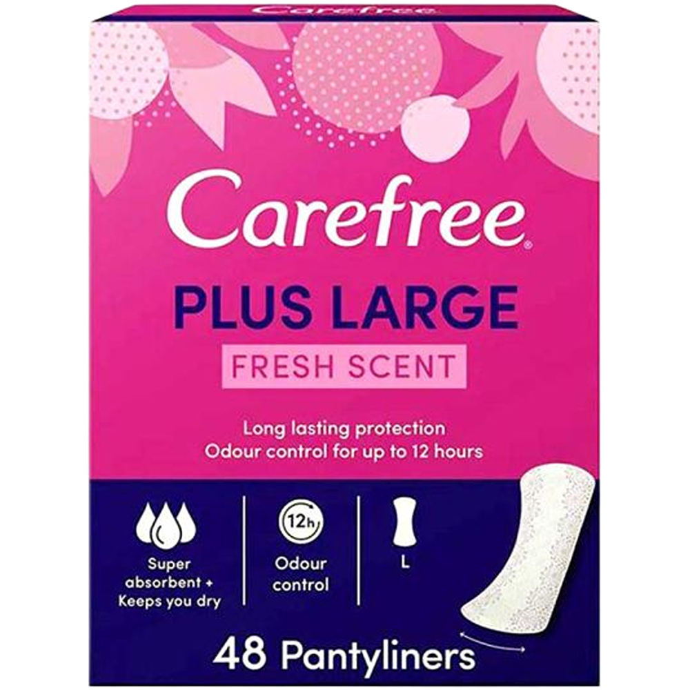 كيرفري فوط يومية كبيرة منتعشة 48 قطعة