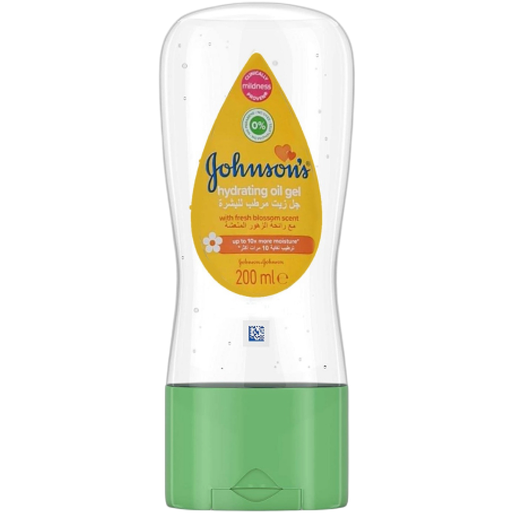 جل زيت جونسون برائحه الزهور المنعشة مرطب للبشرة 200مل