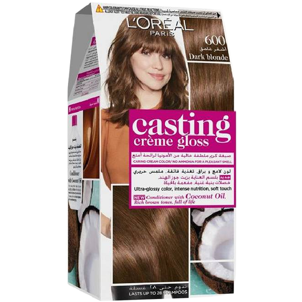 صبغة شعر لوريال كاستنج 600 اشقر غامق