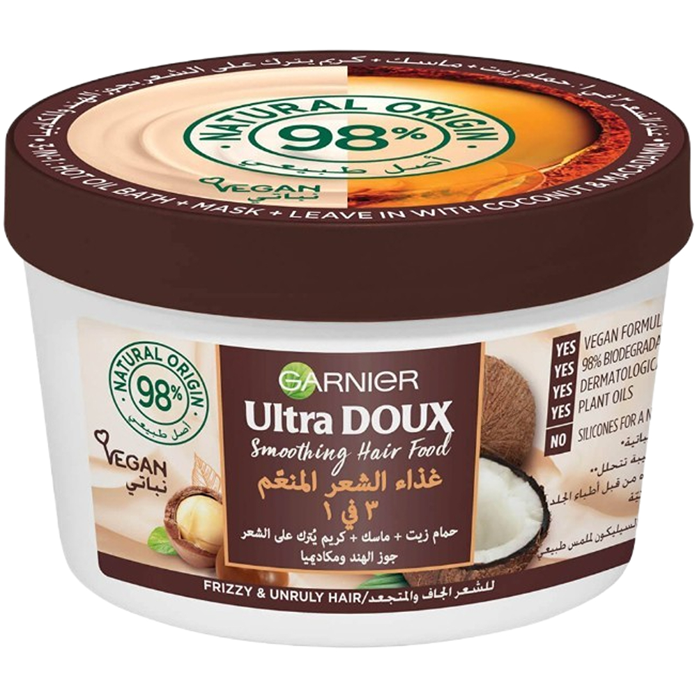 قناع غارنييه الترا دوكس كاكاو مغذى للشعر