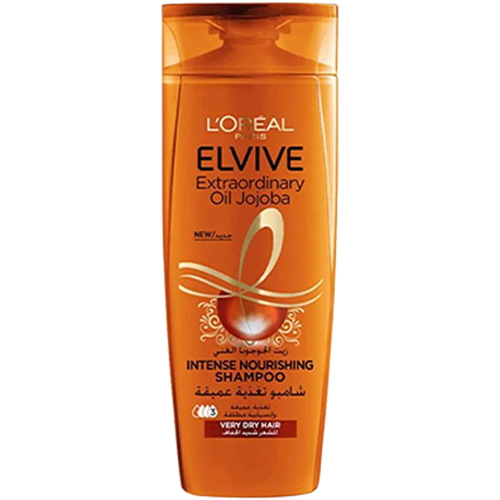 شامبو شعر لوريال 400 مل بزيت الجوجوبا للشعر شديد الجاف