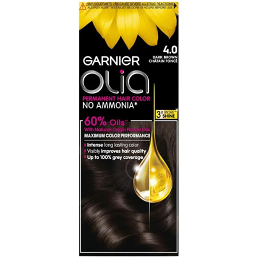 صبغة شعر جارنييه اوليا بني غامق 4.0