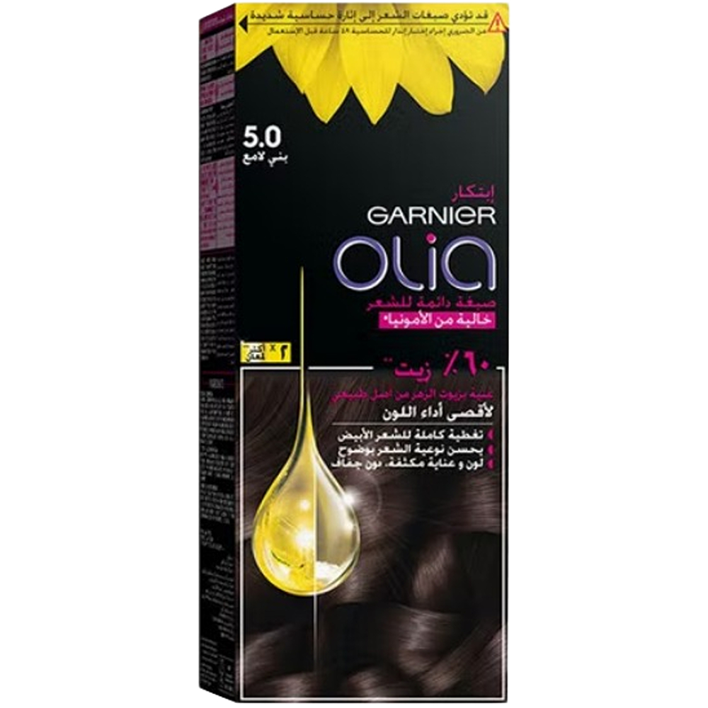 صبغة شعر جارنييه اوليا بني لامع 5.0