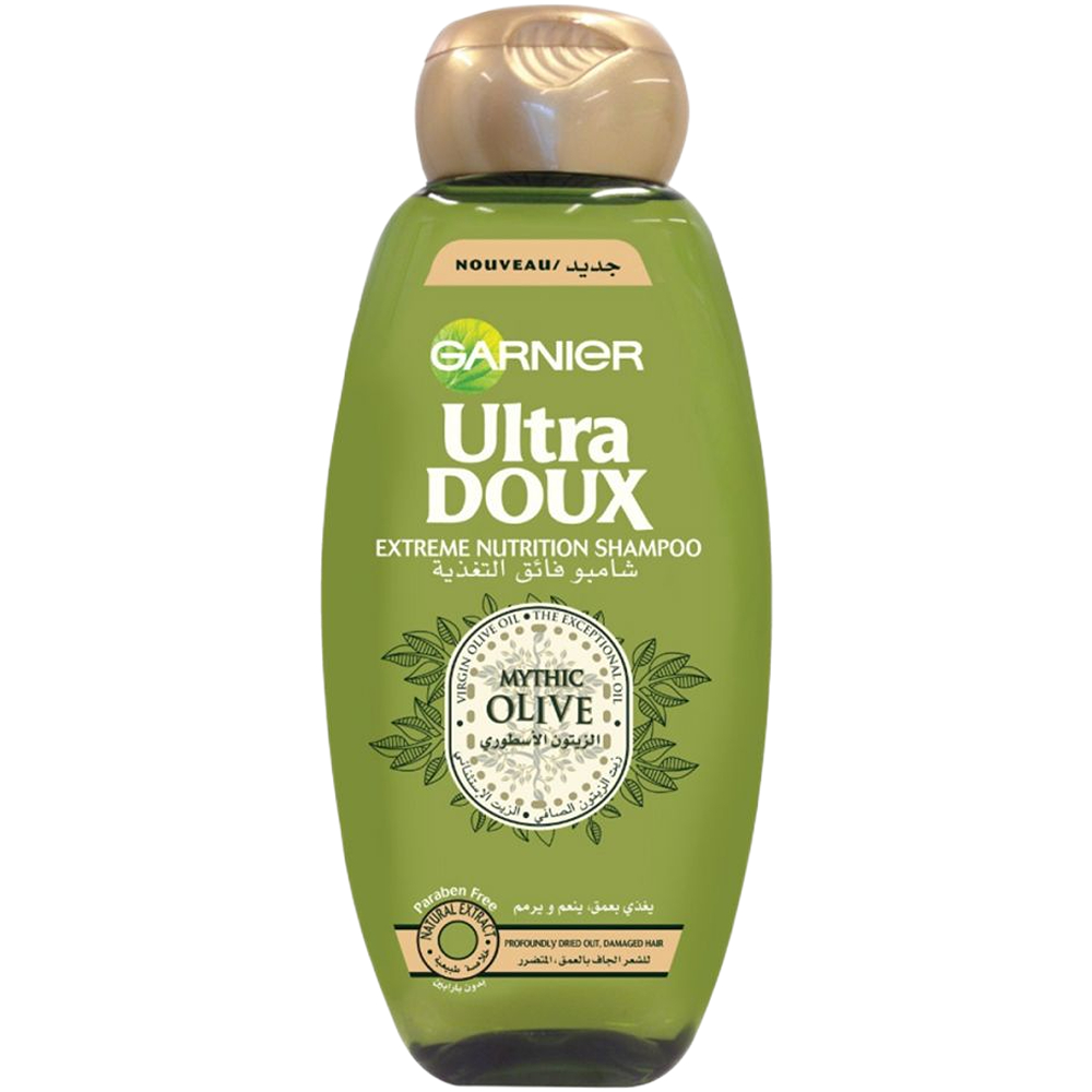 شامبو شعر GARNIER Ultra Doux  فائق التغذية بالزيتون لااسطورى 600مل