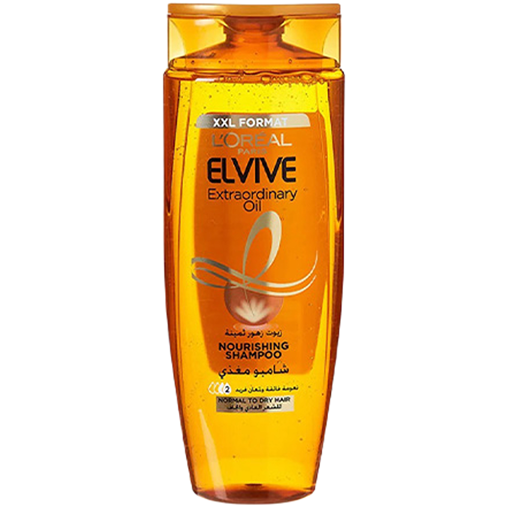 شامبو شعر لوريال 600  مل زيوت زهور  ثمينة للشعر العادي والجاف