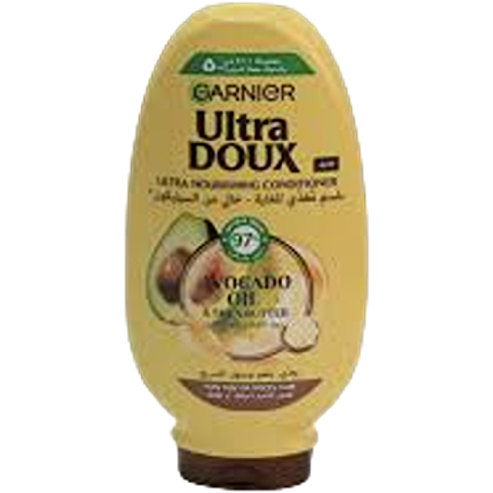 بلسم غارنييه الترا دوكس زيت الافاكادو وزبدة الشيا لترطيب الشعر 360مل