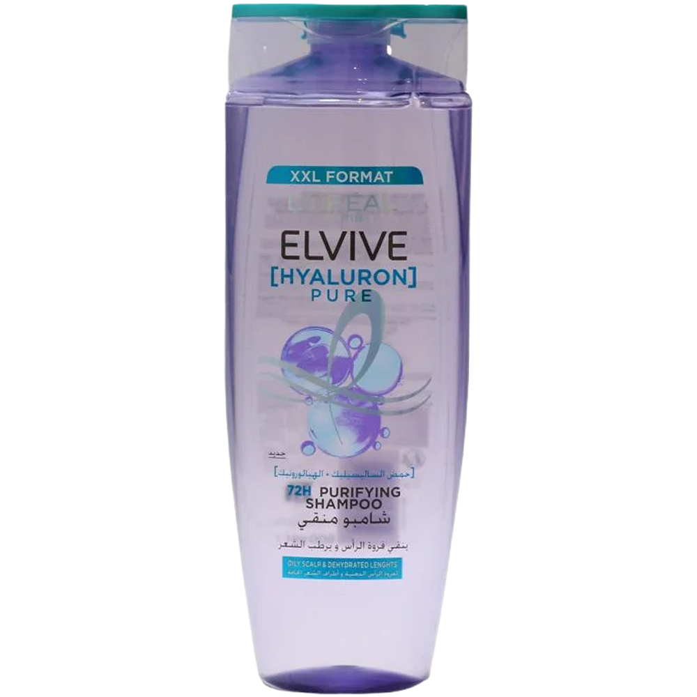 شامبو شعر لوريال بحمض الساليسيليك والهيالورنيك للترطيب 600مل