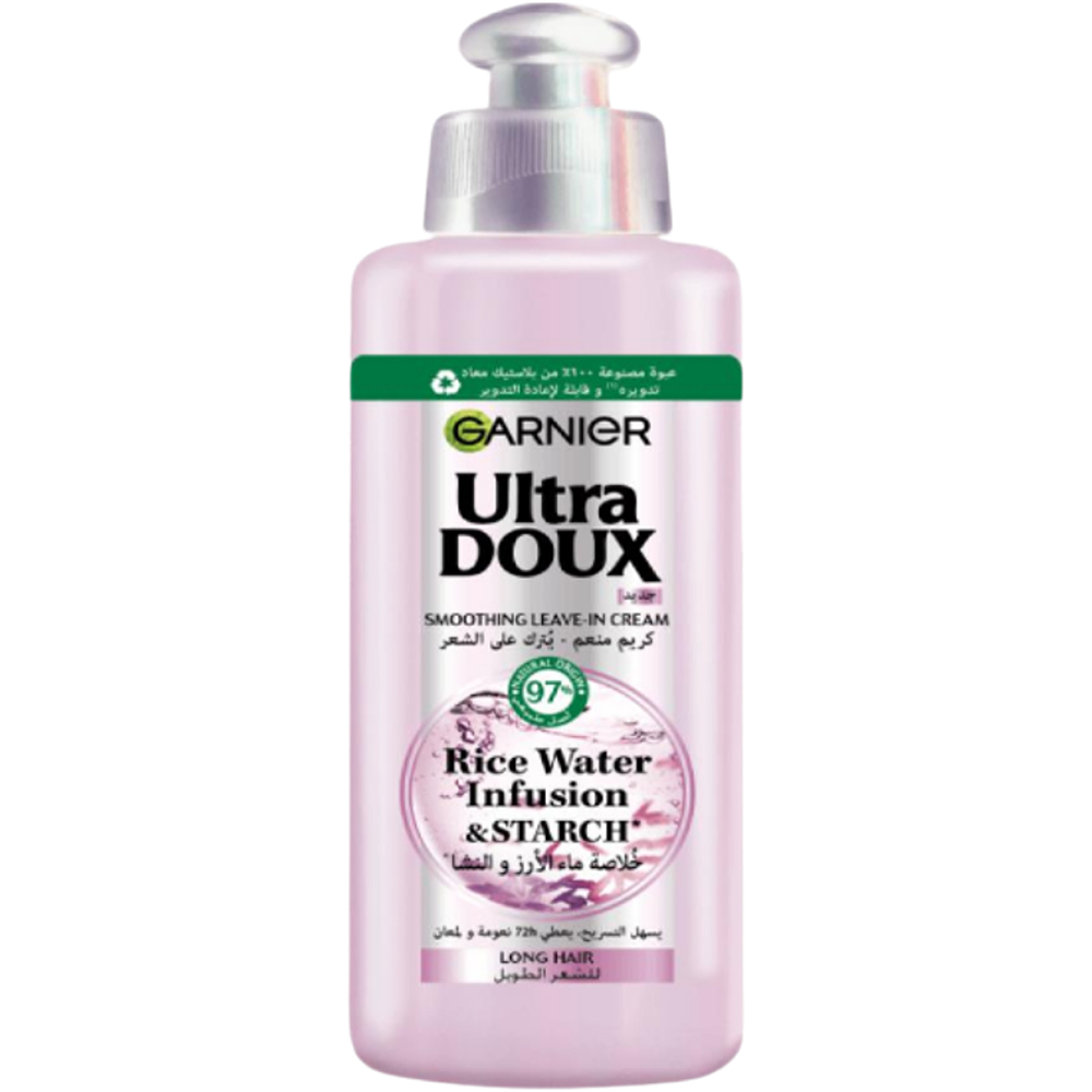 كريم شعر غارنيه بماء الأرز والنشاء للشعر الطويل 200مل