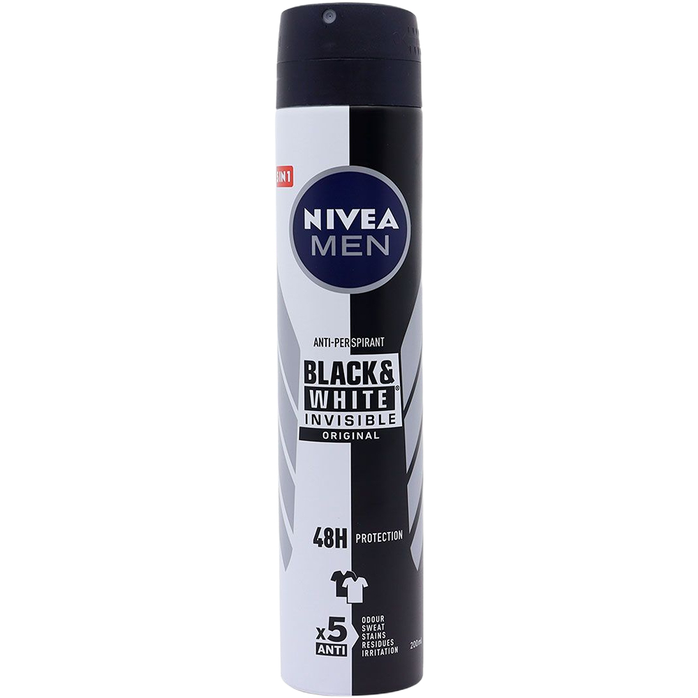 مزيل عرق نيفيا رجالى BLACK$ WHITE مل200