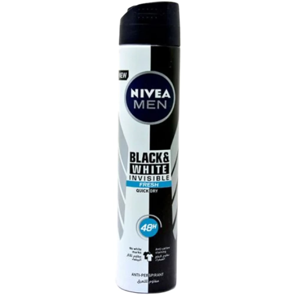 مزيل عرق نيفيا 200 مل Black & white 71394