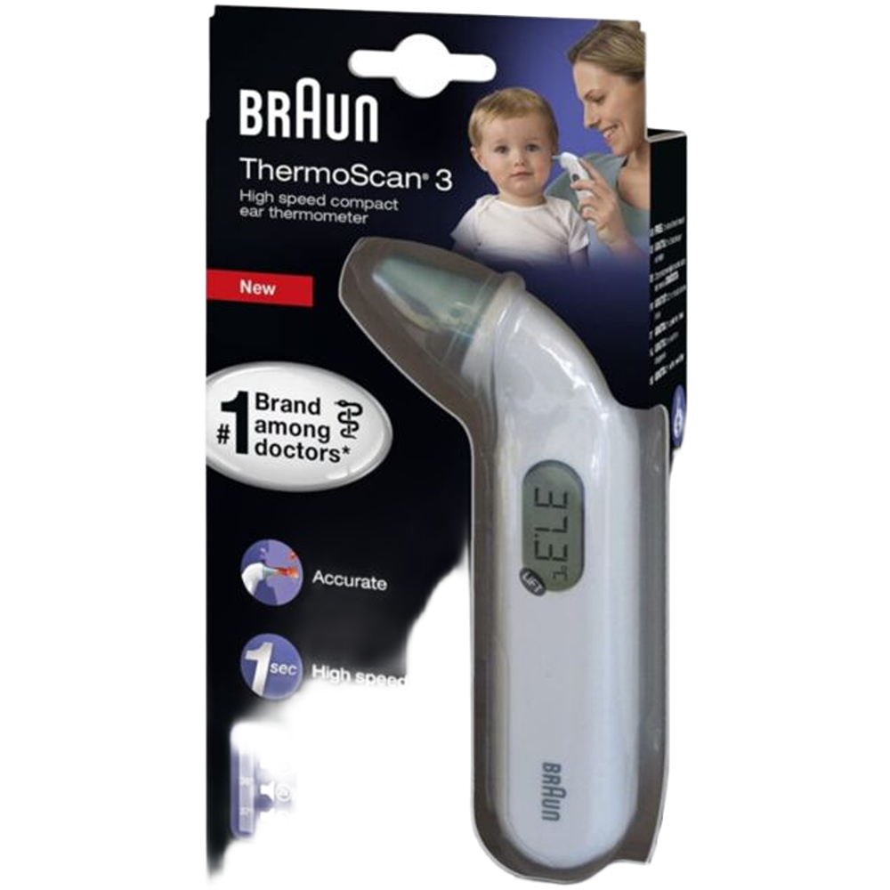 Braun ThermoScan 3 Ear Thermometer IRT3030