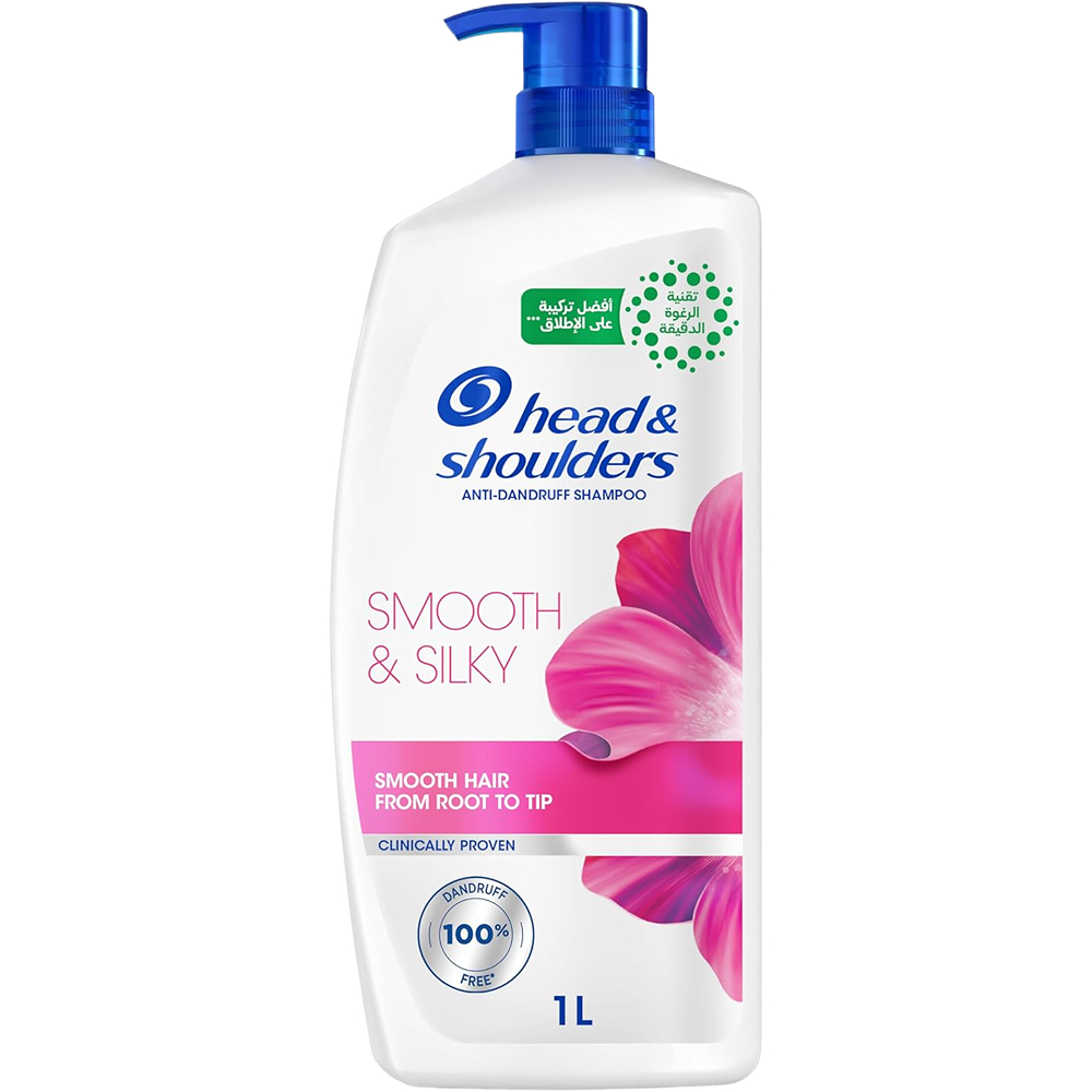 شامبو شعر هيد اند شولدرز انسيابي وحريري لكل انواع الشعر 1000مل
