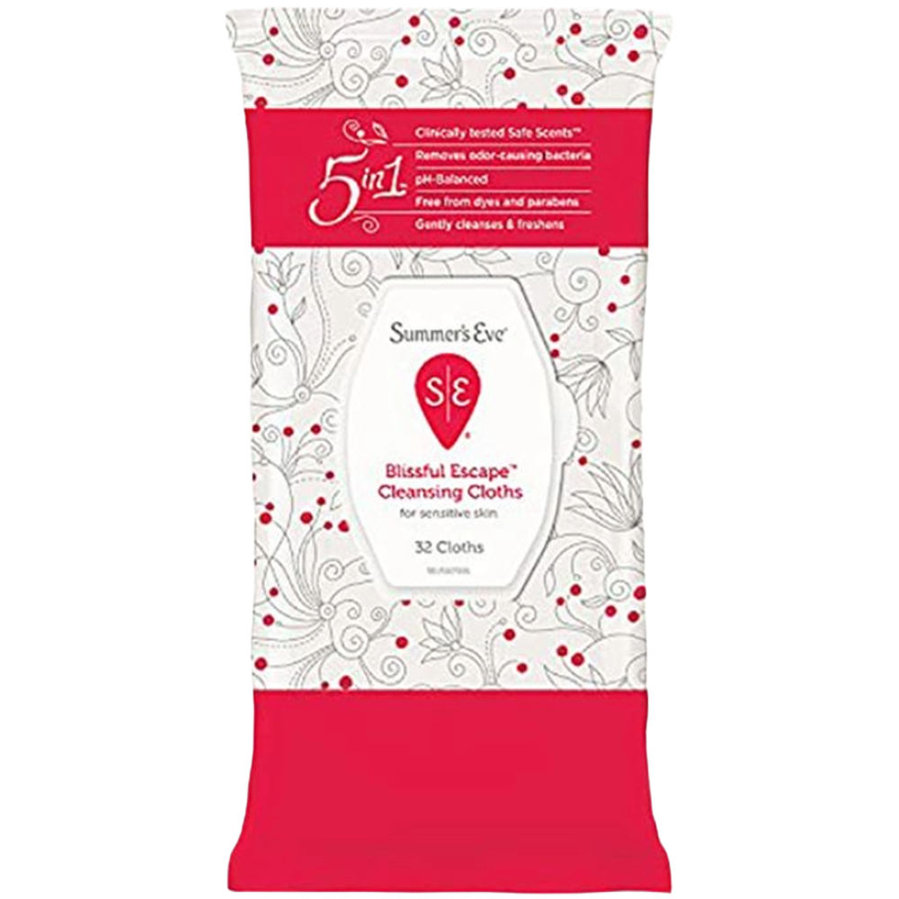 سمرز إيف مناديل تنظيف 5 في 1 بليسفول إسكيب 32 منديلًا