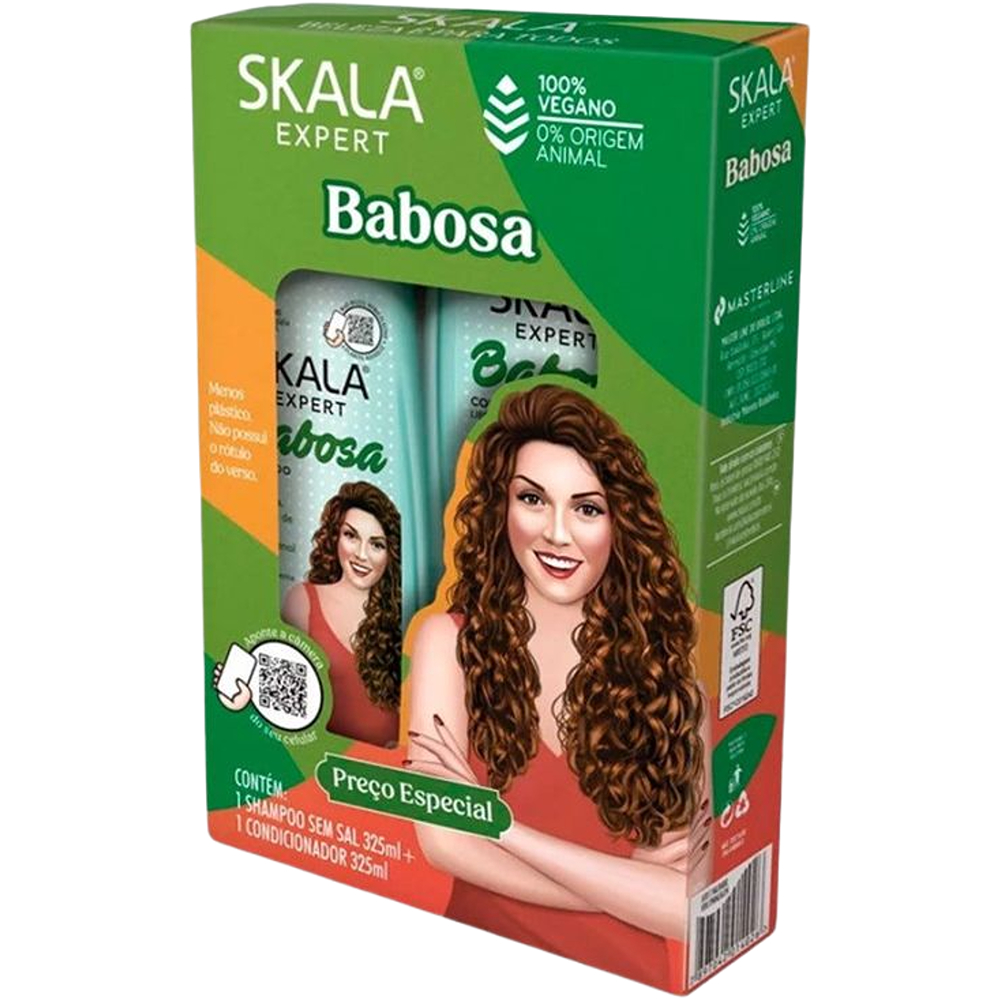 سكالا طقم شامبو وبلسم بابوسا ألوفيرا