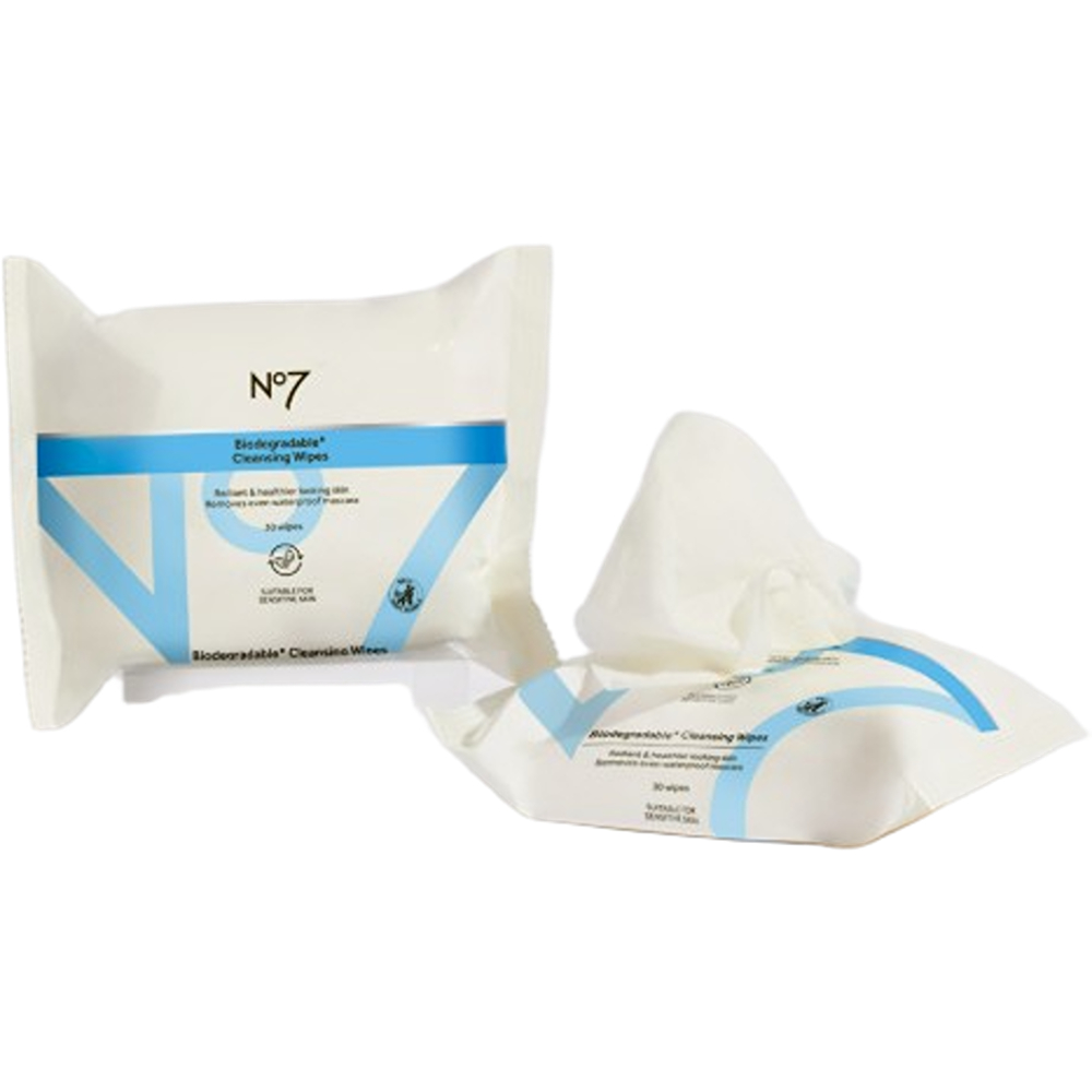 نو7 مناديل إزالة مكياج قابلة للتحلل 30 قطعة