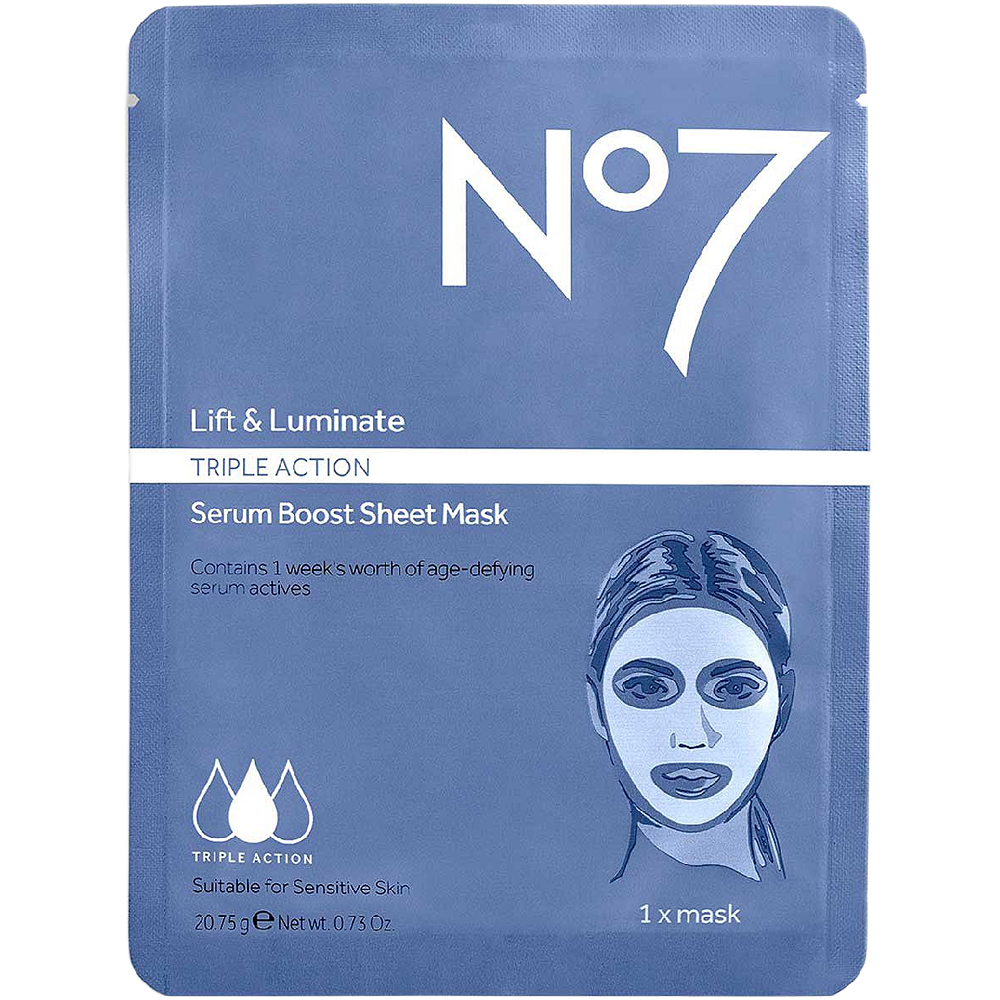 قناع ورقي معزز سيروم NO7 LLTA 20.75 جرام