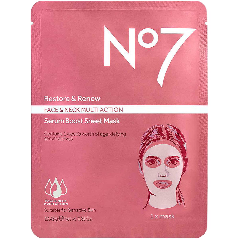 نو7 قناع ورقي معزز بالسيروم RRMA ‏23.46 جم