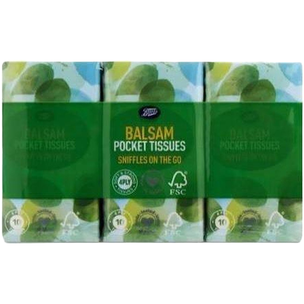 مناديل بلسم BTS، عبوة من 4 طبقات × 10 قطع