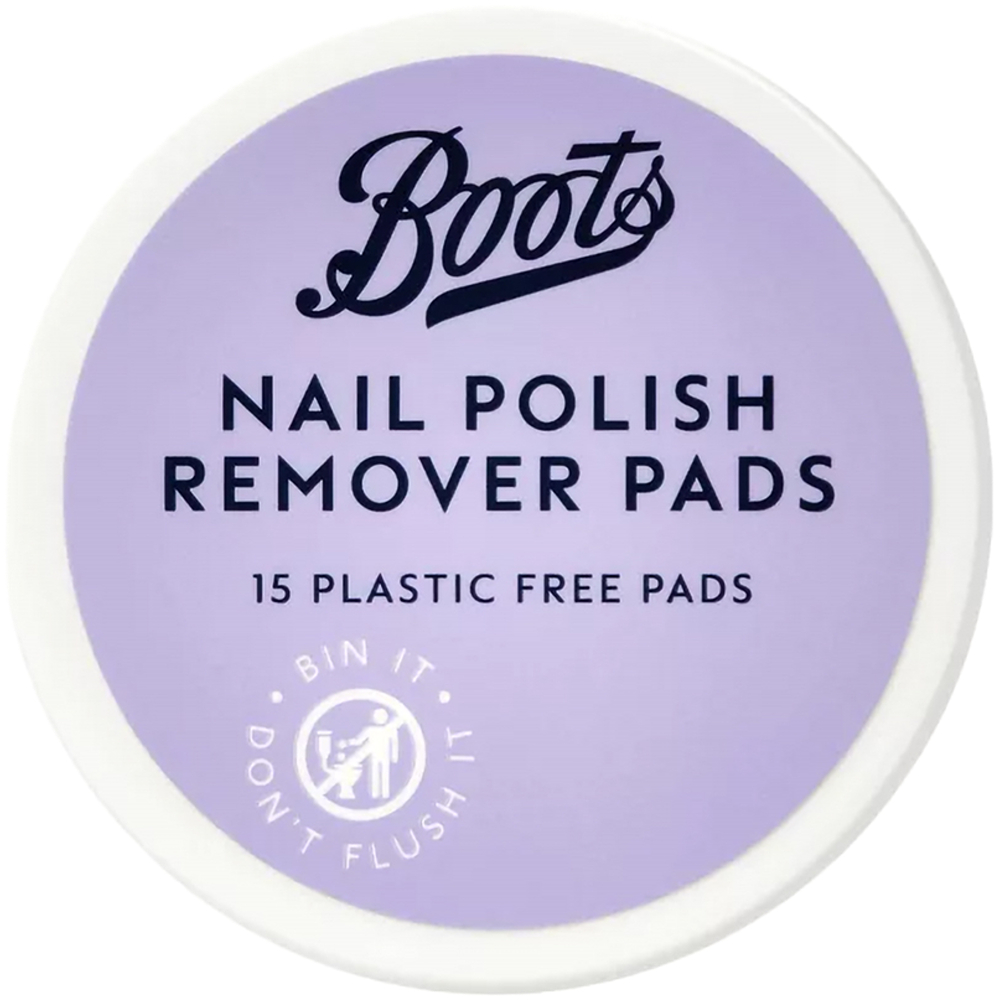 بوتس وسادات مزيل طلاء أظافر 15 قطعة