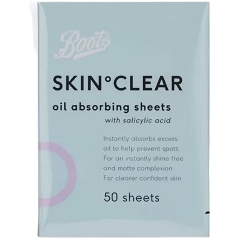 مناديل بوتس سكين كلير لامتصاص الزيوت، 50 ورقة