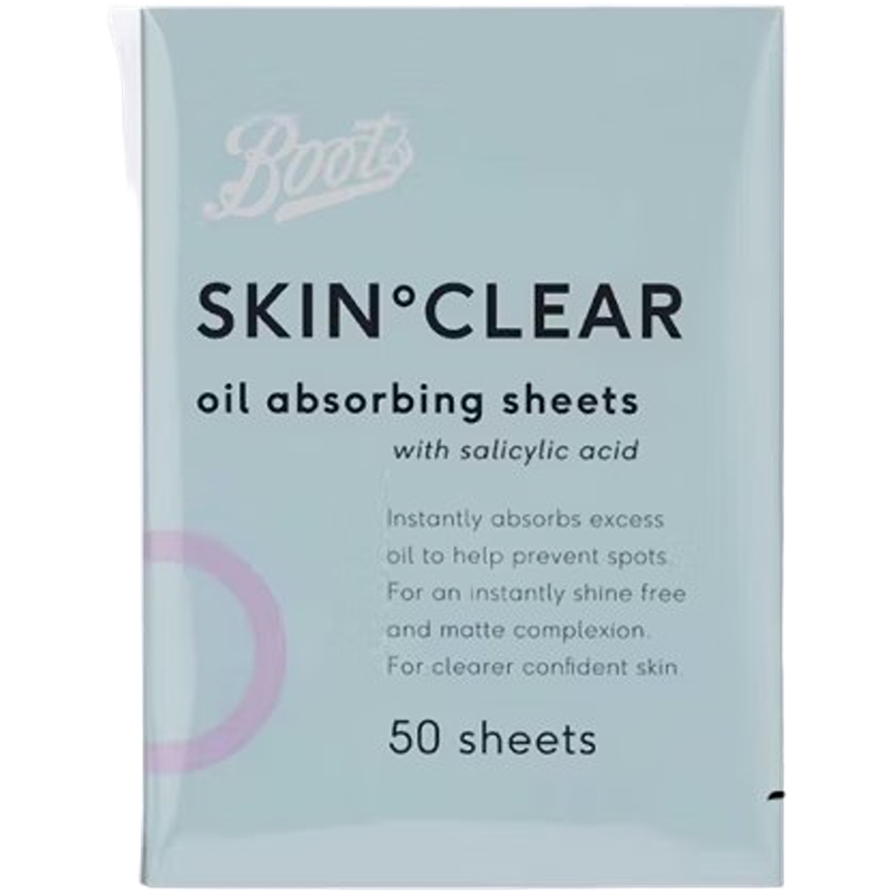 مناديل بي تي إس سكين كلير لامتصاص الزيوت، 50 ورقة