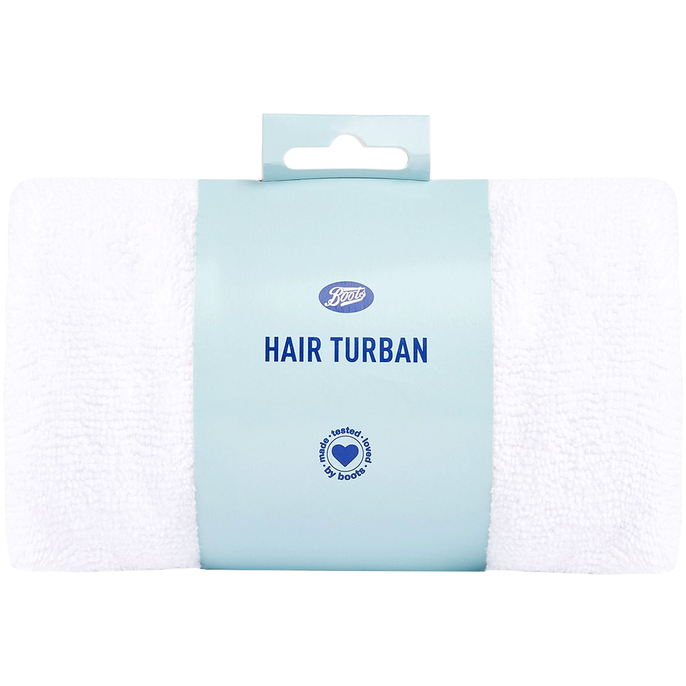 BTS HAIR TURBAN WHITE