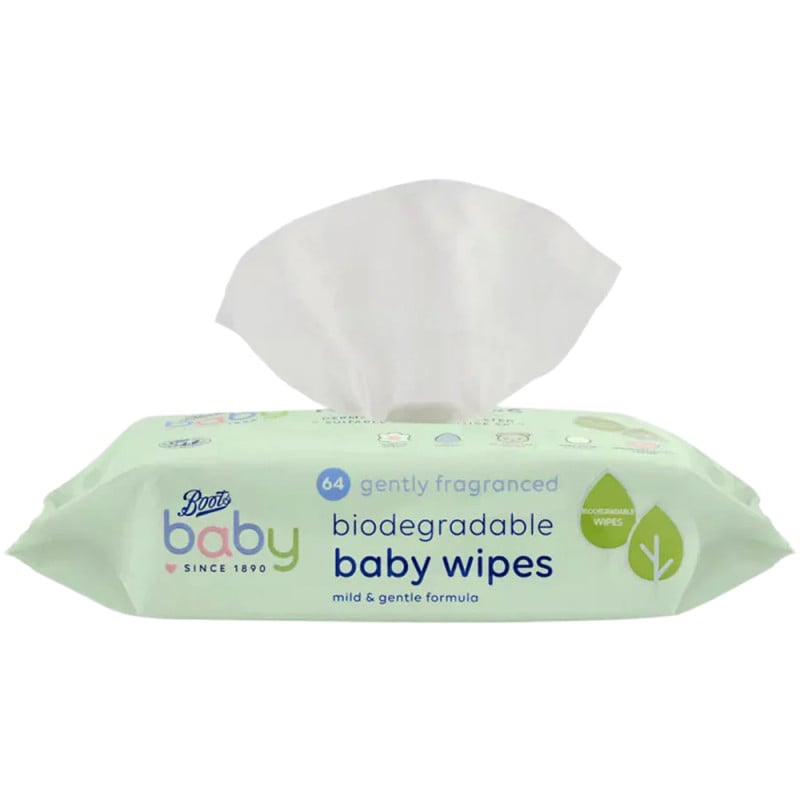 مناديل معطّرة للأطفال من بوتس عبوة 64 قطعة