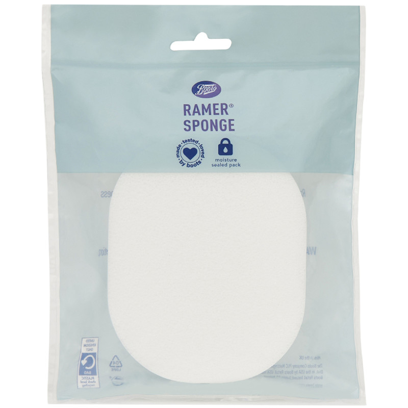 بوتس إسفنجة رامر ناعمة بيضاء