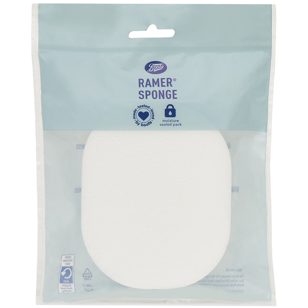 بوتس إسفنجة رامر ناعمة بيضاء