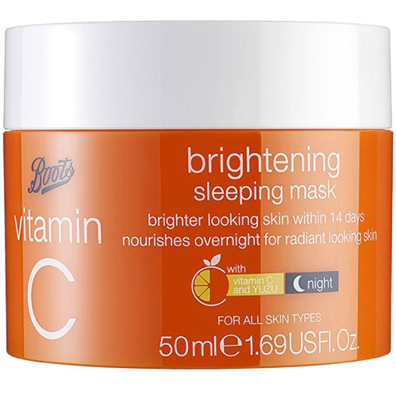 بوتس قناع نوم بفيتامين سي للتفتيح