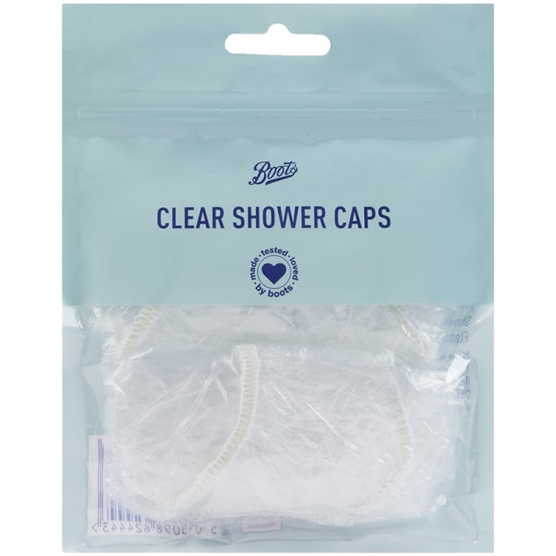 بوتس قبعات استحمام شفافة 3 قطع