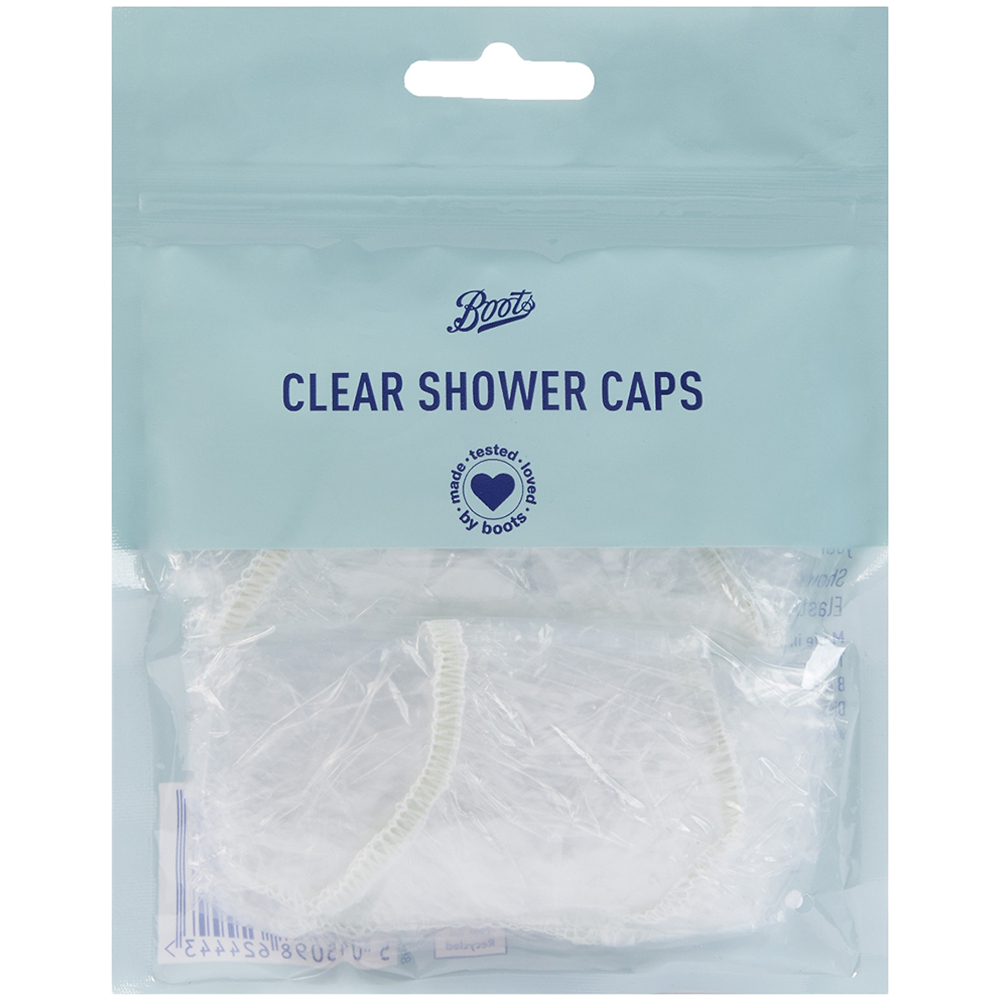 بوتس قبعات استحمام شفافة 3 قطع