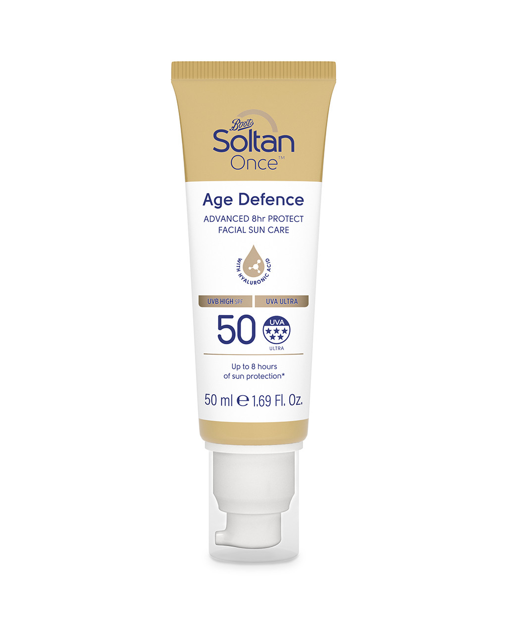 سولتان واقي شمس للوجه حماية 8 ساعات SPF50 50 مل