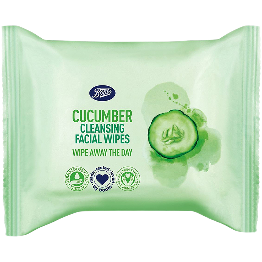 بوتس مناديل تنظيف خيار قابلة للتحلل 25 قطعة