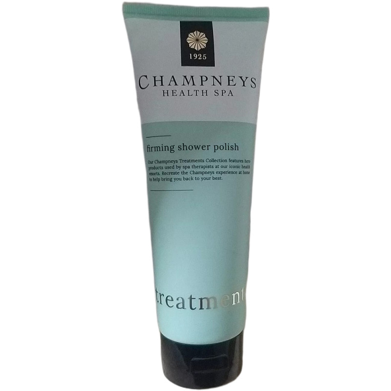 مُلمّع الاستحمام المُقوّي من تشامبنيز - 250 مل وقفاز استحمام