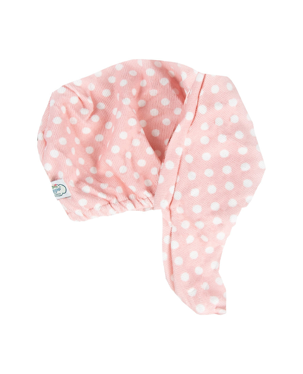 فيكوس عمامة شعر بنقاط وردية