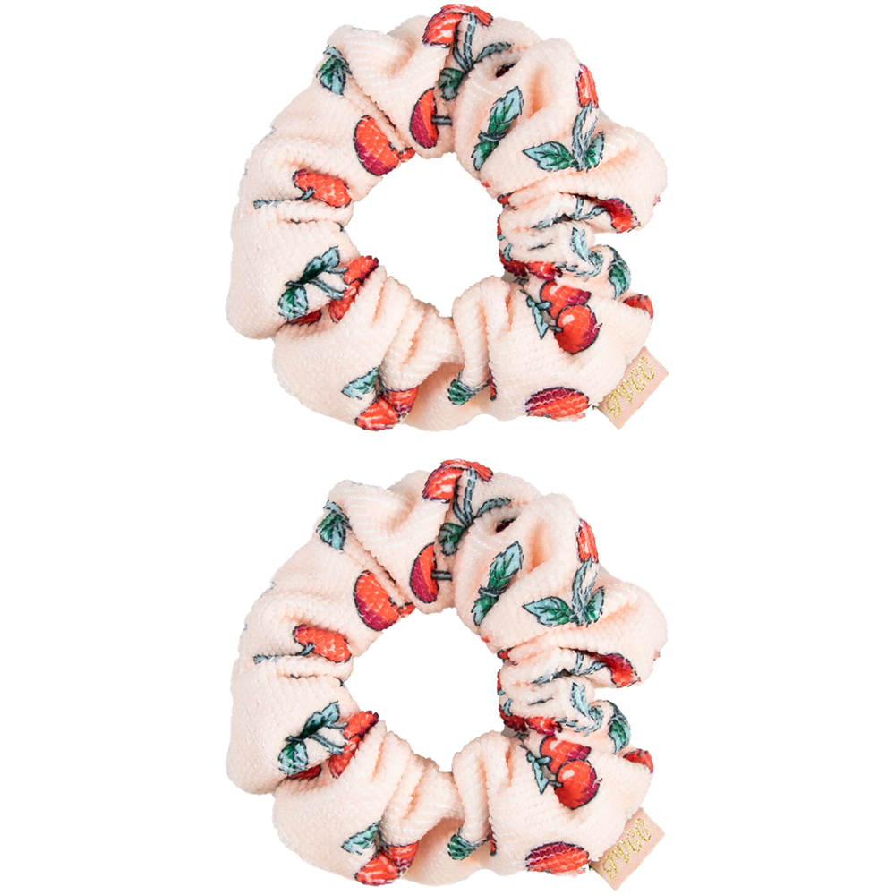 ربطات شعر فيكوس بطبعة الكرز، قطعتان