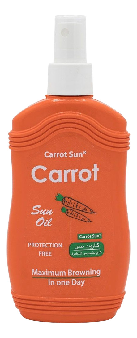 كاروت صن زيت مسرّع تسمير جزر 200 مل