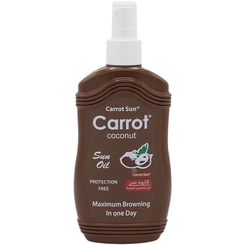 كاروت صن زيت مسرّع تسمير جوز الهند 200 مل