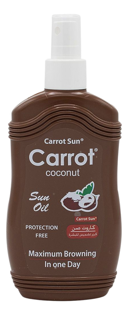 كاروت صن زيت مسرّع تسمير جوز الهند 200 مل